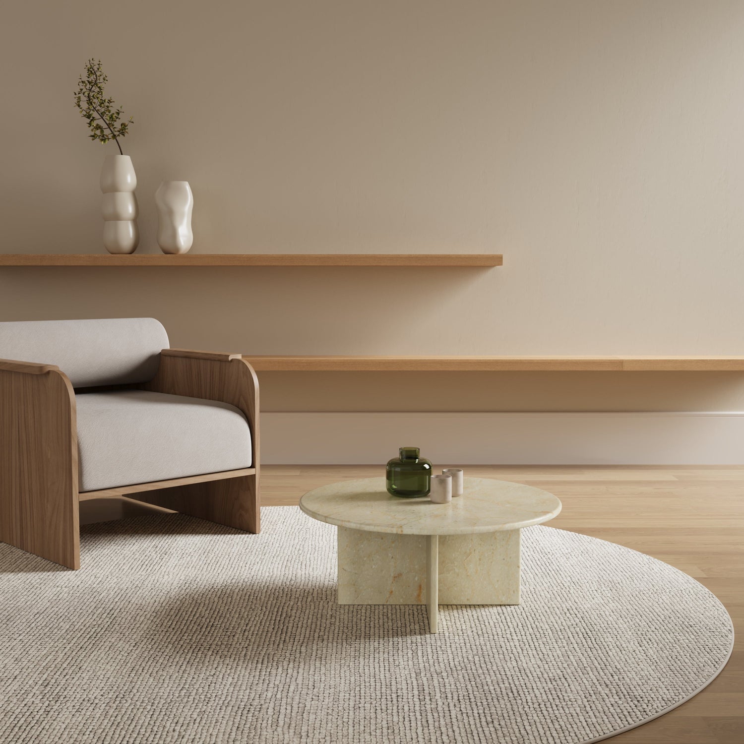 Marmeren salontafel Milan